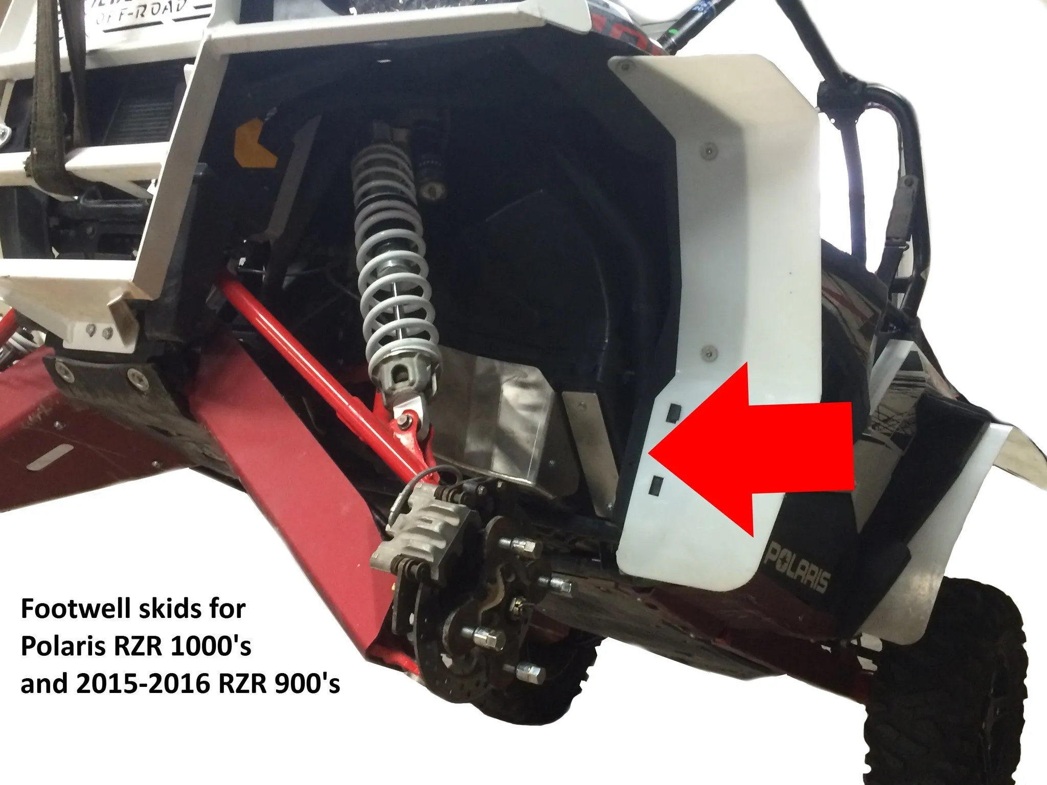Footwell Skid Plate Set 2018-2021  |  Polaris RZR XP Turbo Dynamix
