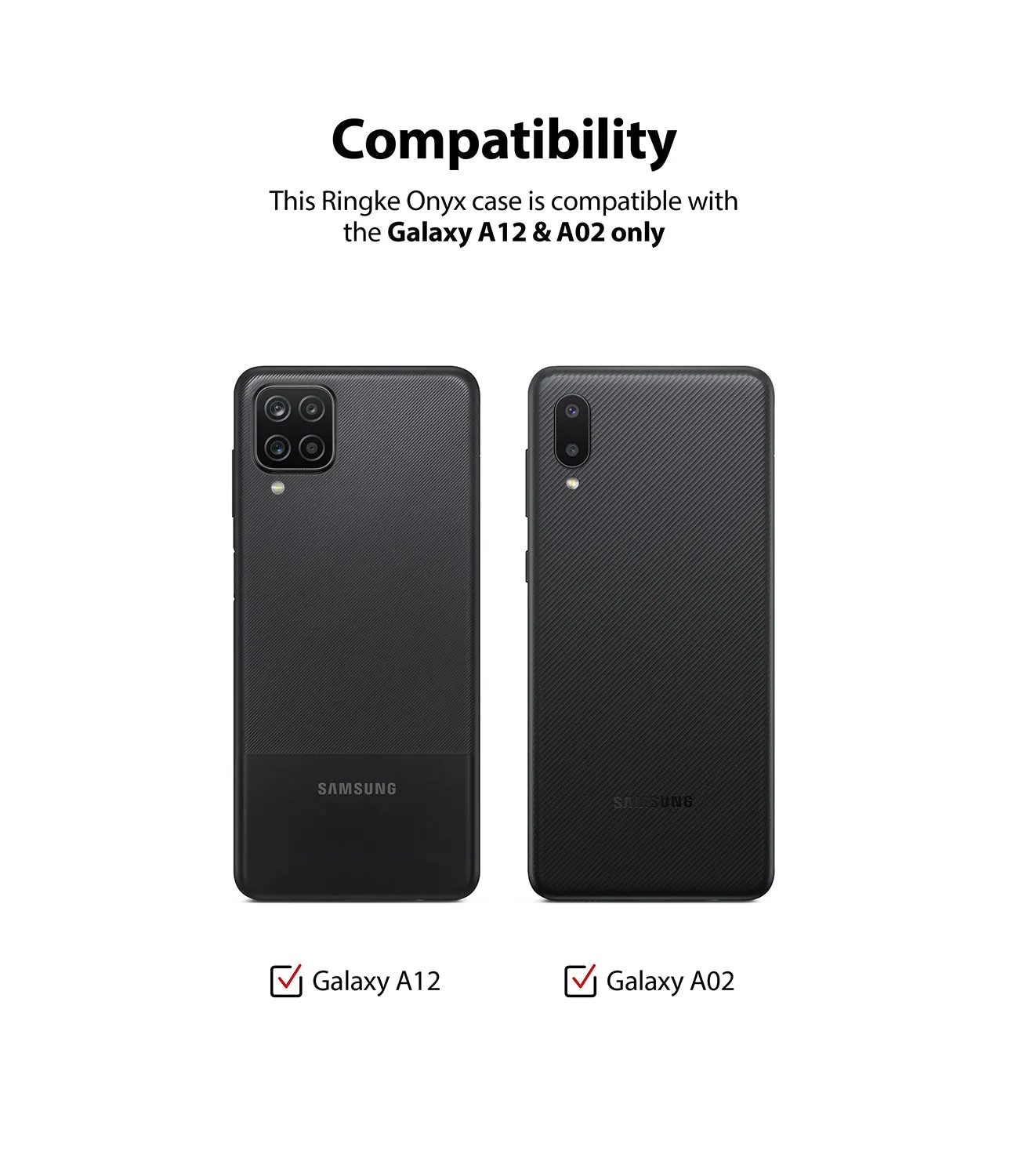 Galaxy A12 / A02 Case | Onyx