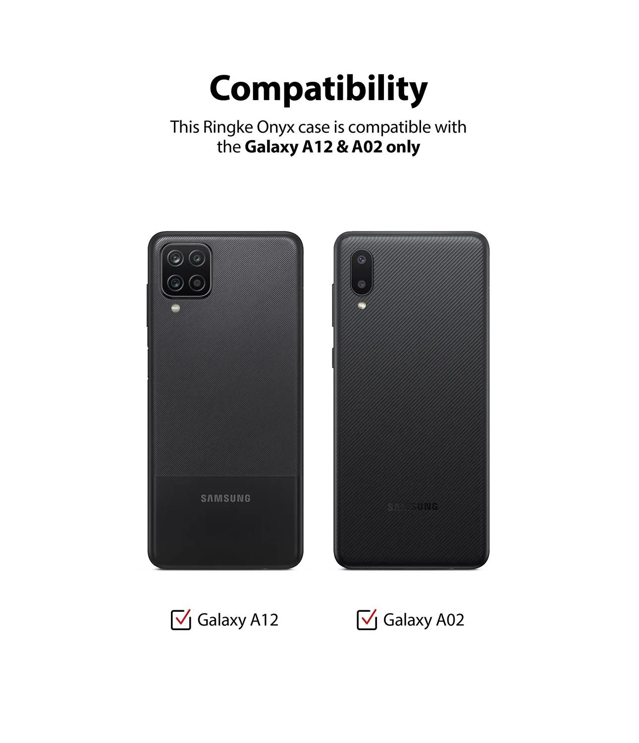 Galaxy A12 / A02 Case | Onyx
