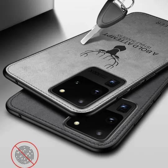 Galaxy S20 Ultra Deer Pattern Inspirational Soft Case (2-in-1 Combo)