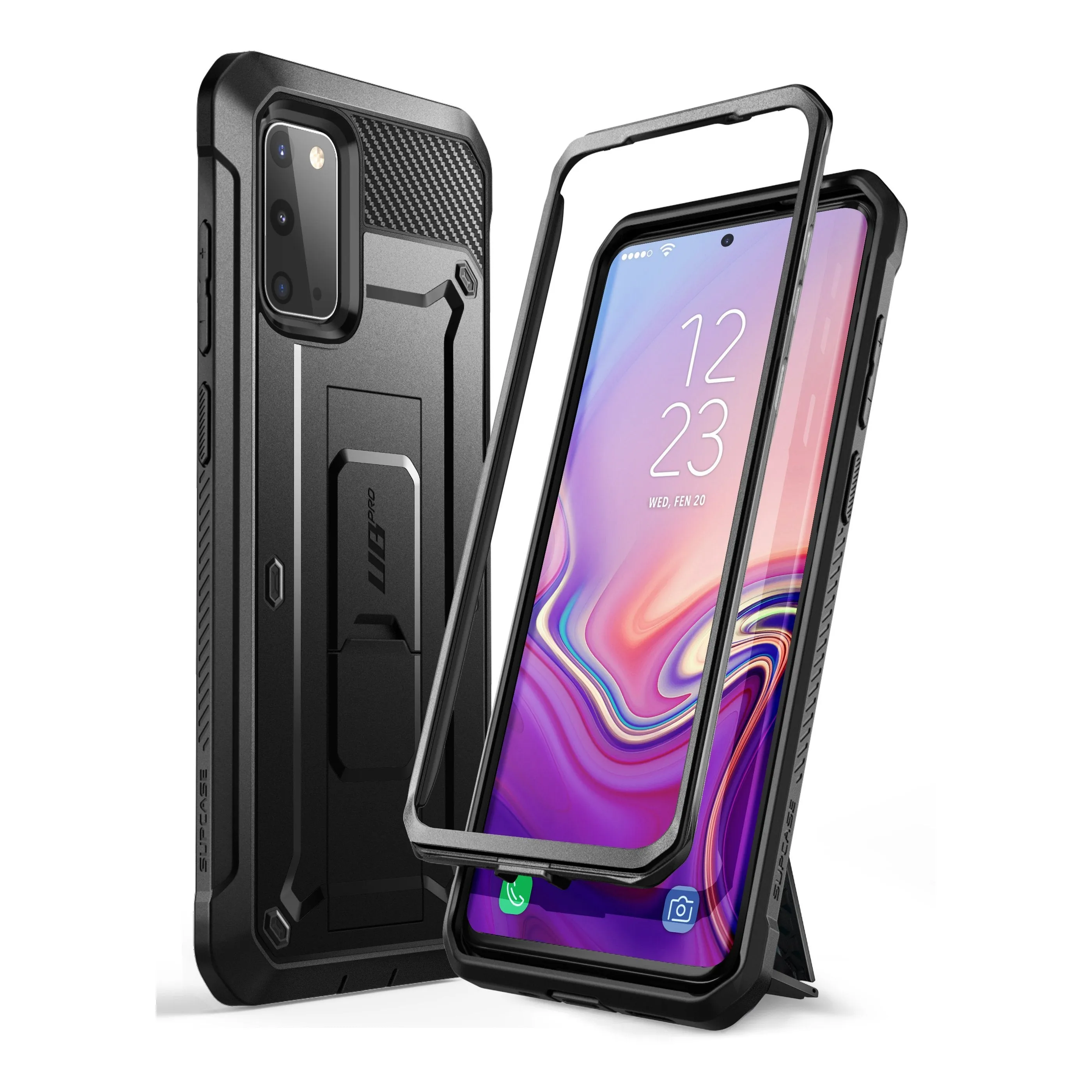 Galaxy S20 Unicorn Beetle Pro Rugged Case-Black