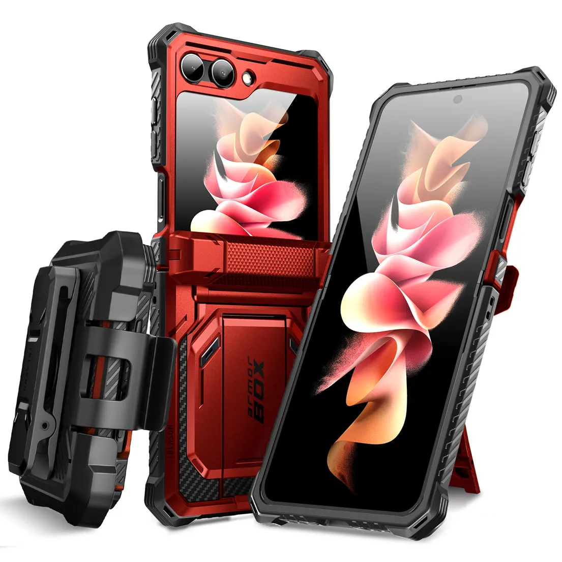 Galaxy Z Flip5 Armorbox - Metallic Red