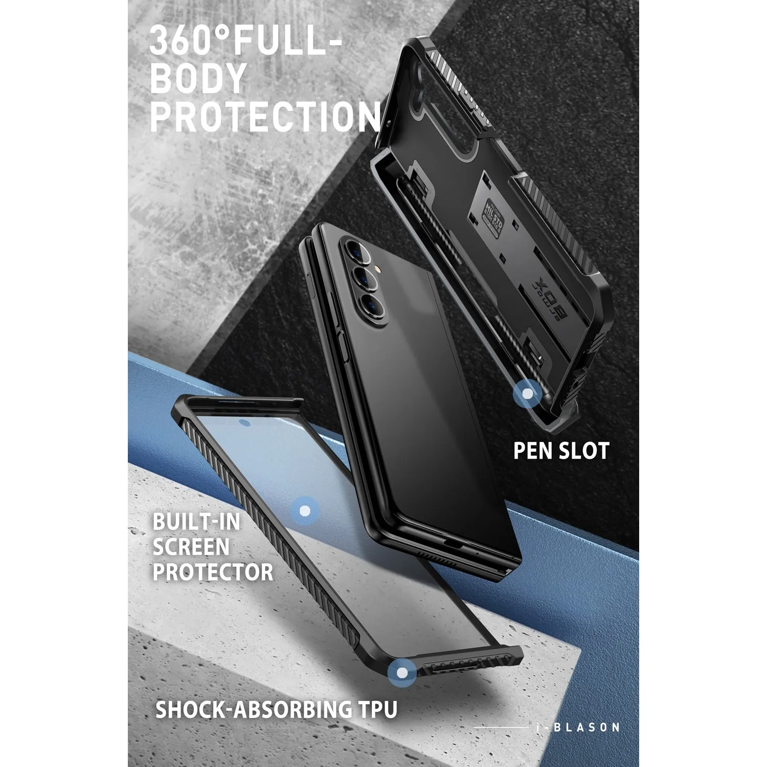 Galaxy Z Fold5 Armorbox - Black