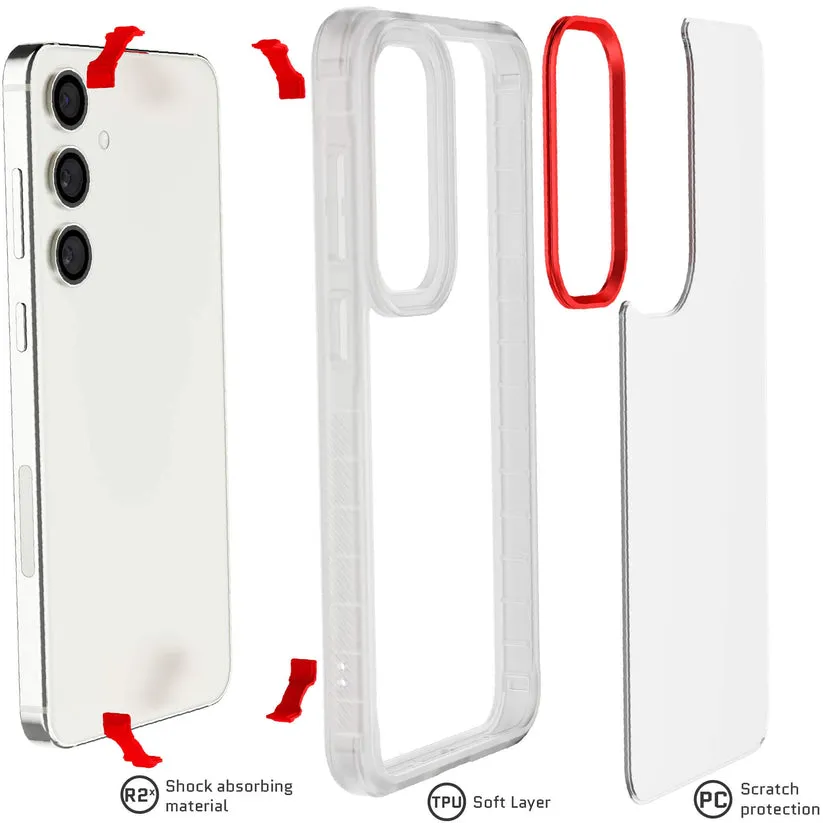 Ghostek Samsung Galaxy S24 5G Case Covert 7 Ultra-Thin Clear