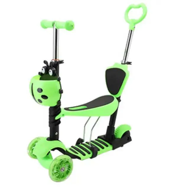 GN Universe 3 Wheeled 2 in 1  Scooter for Kids - Stand & Cruise Child/Toddlers Toy Folding