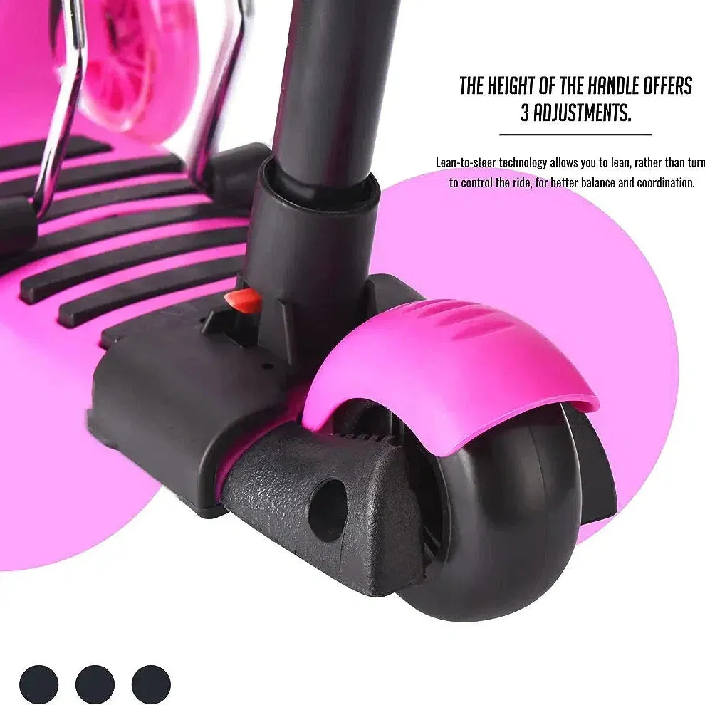 GN Universe 3 Wheeled 2 in 1  Scooter for Kids - Stand & Cruise Child/Toddlers Toy Folding