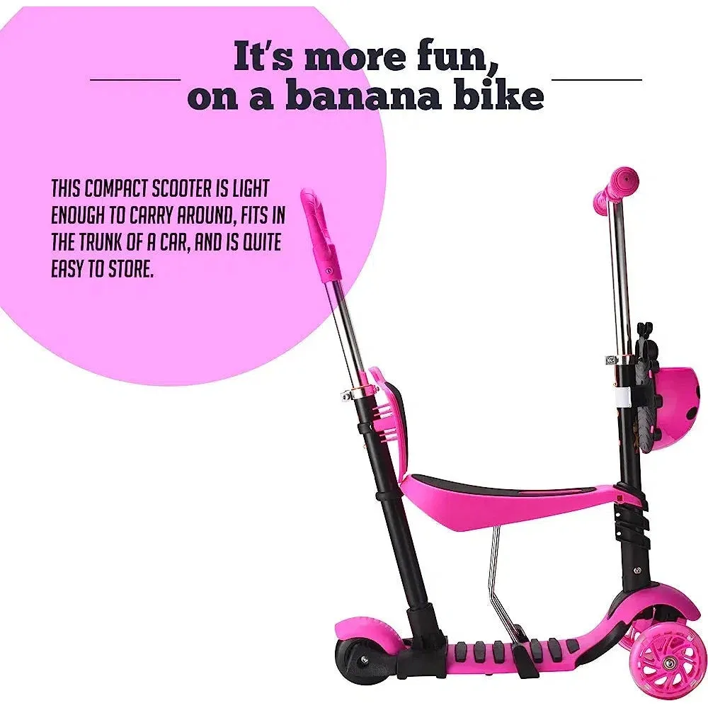 GN Universe 3 Wheeled 2 in 1  Scooter for Kids - Stand & Cruise Child/Toddlers Toy Folding