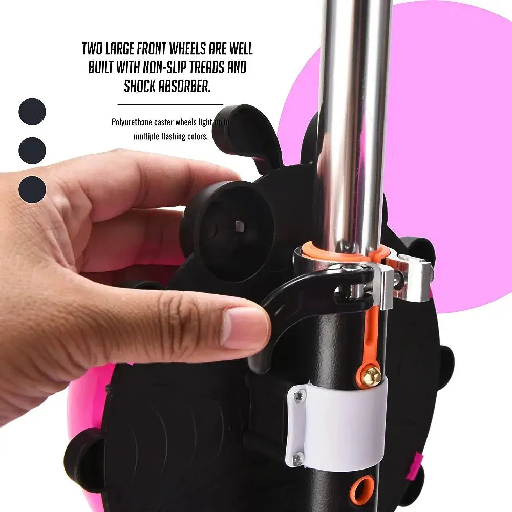 GN Universe 3 Wheeled 2 in 1  Scooter for Kids - Stand & Cruise Child/Toddlers Toy Folding