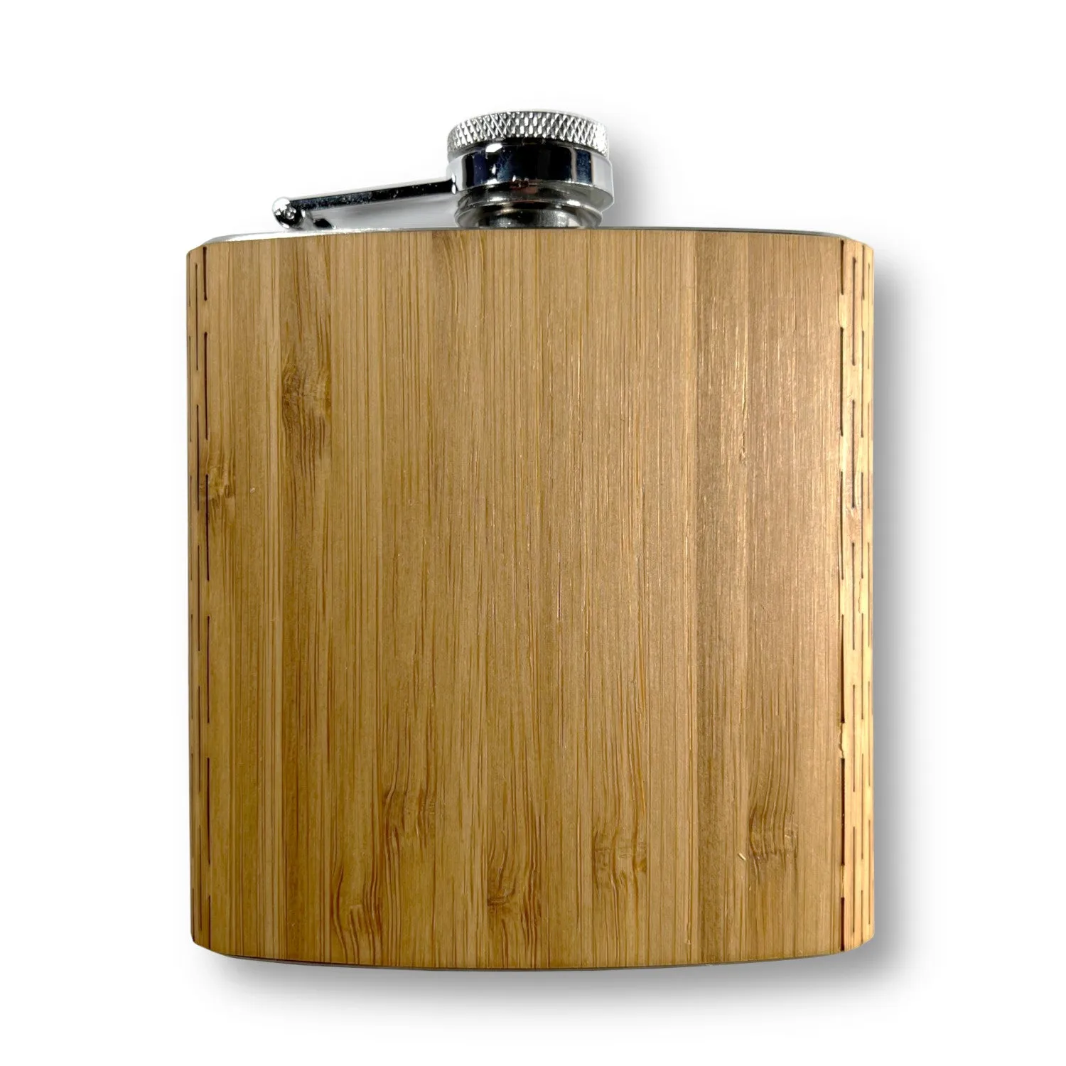 High Quality 6 oz. Wooden Hip Flask - Hand Crafted from Local Wood