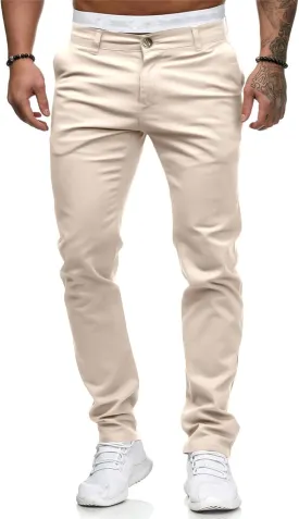 HUNGSON Men Skinny Slim Fit Casual Jeans Dyeing Stretch Straight Fashion Denim Pants