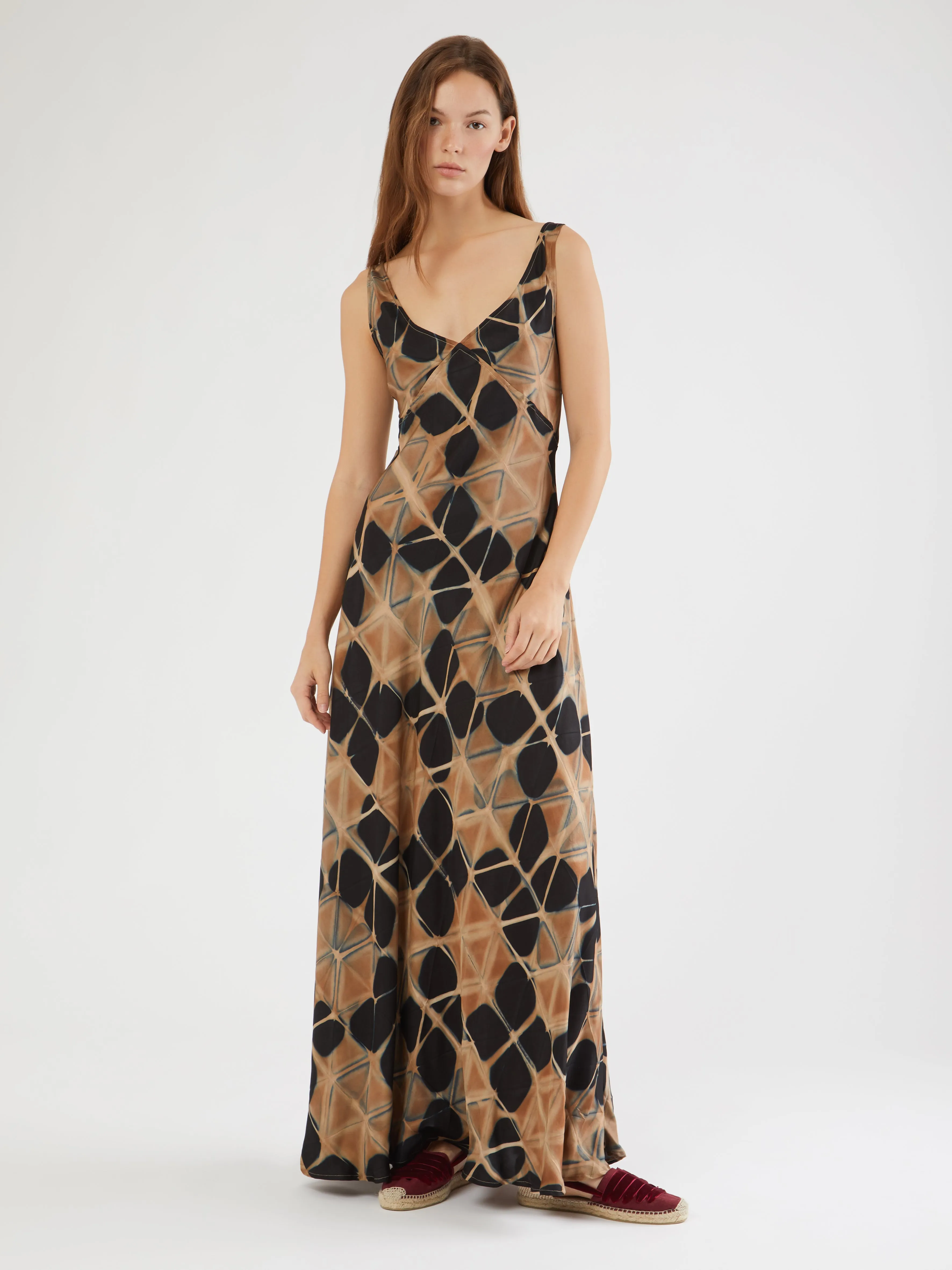 Indian Vera silk long dress