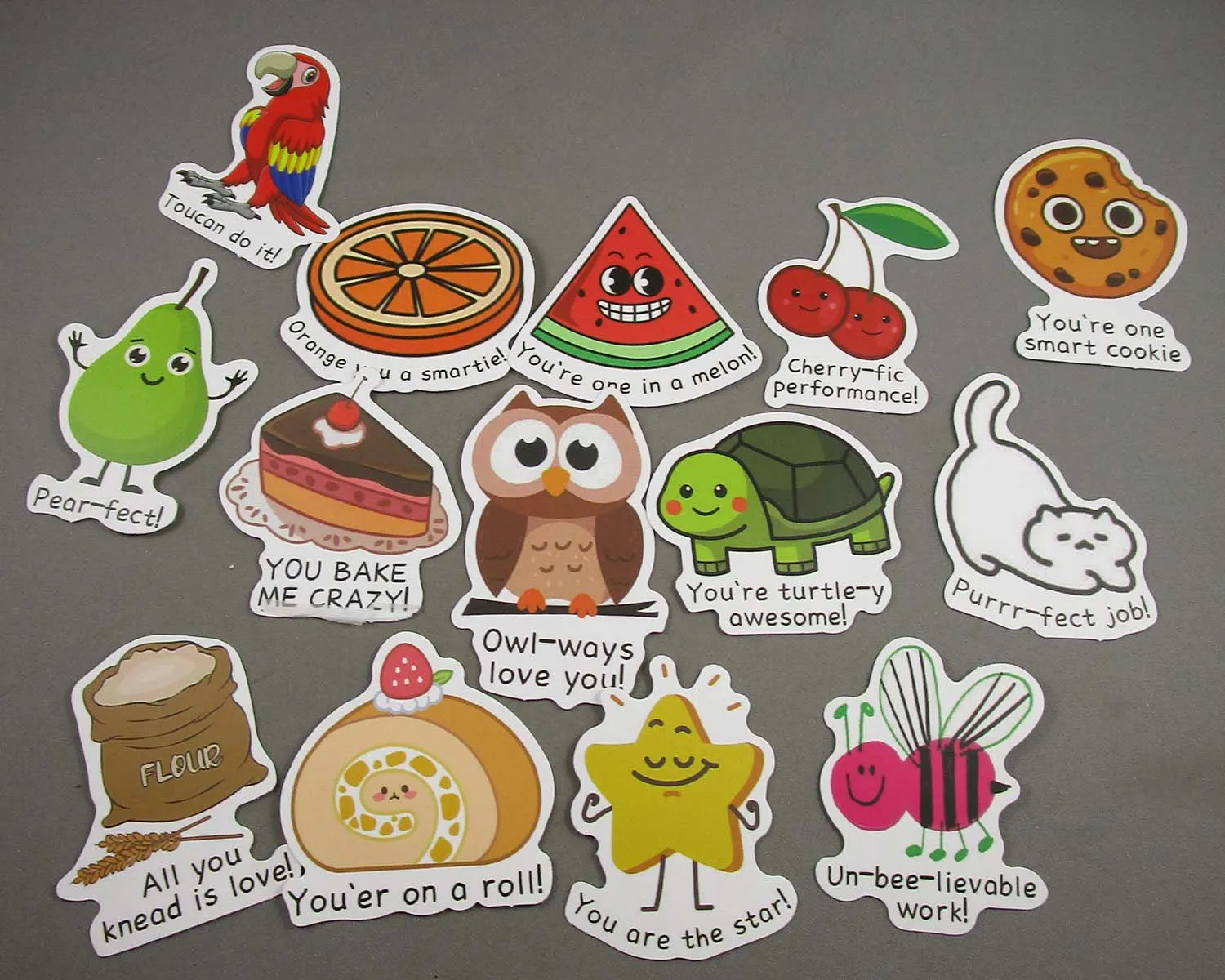 Kids Motivational Quotes Sticker Pack - Waterproof PVC Stickers 50pc J262