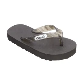 Kids Original Translucent Black Strap Slippah