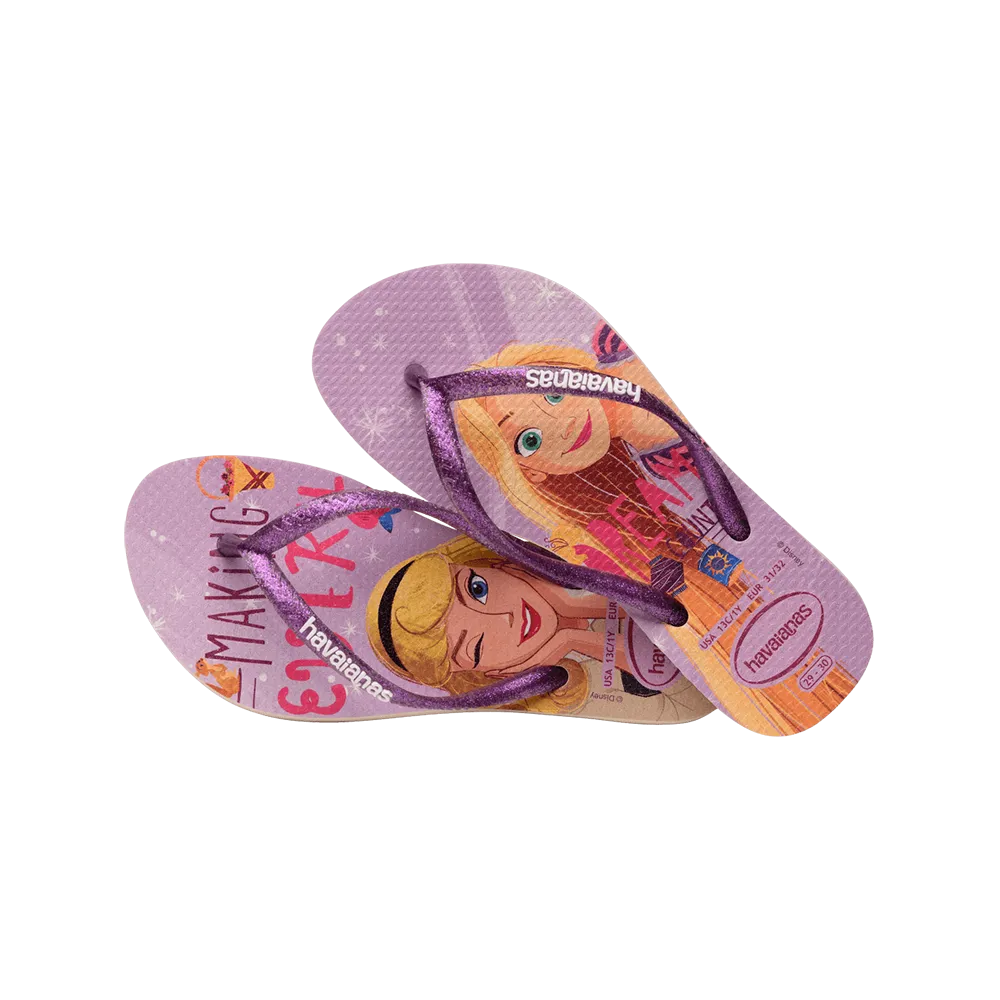 Kids Slim Princess Flip Flops