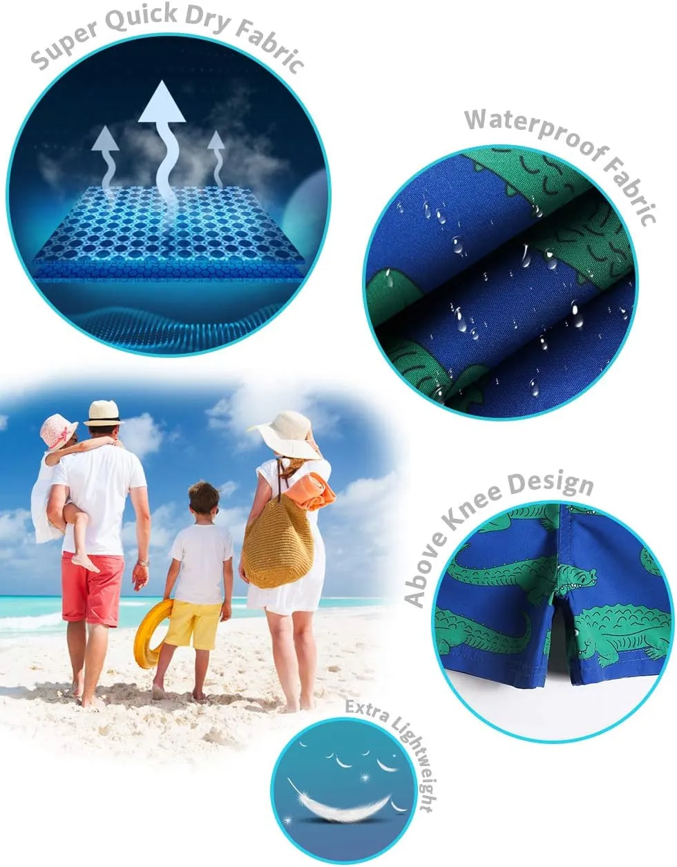 maamgic Swim Trunks Boys Toddler Bathing Suits for Kids Swimwear Baby Boy Swimsuit Boys Swim Shorts