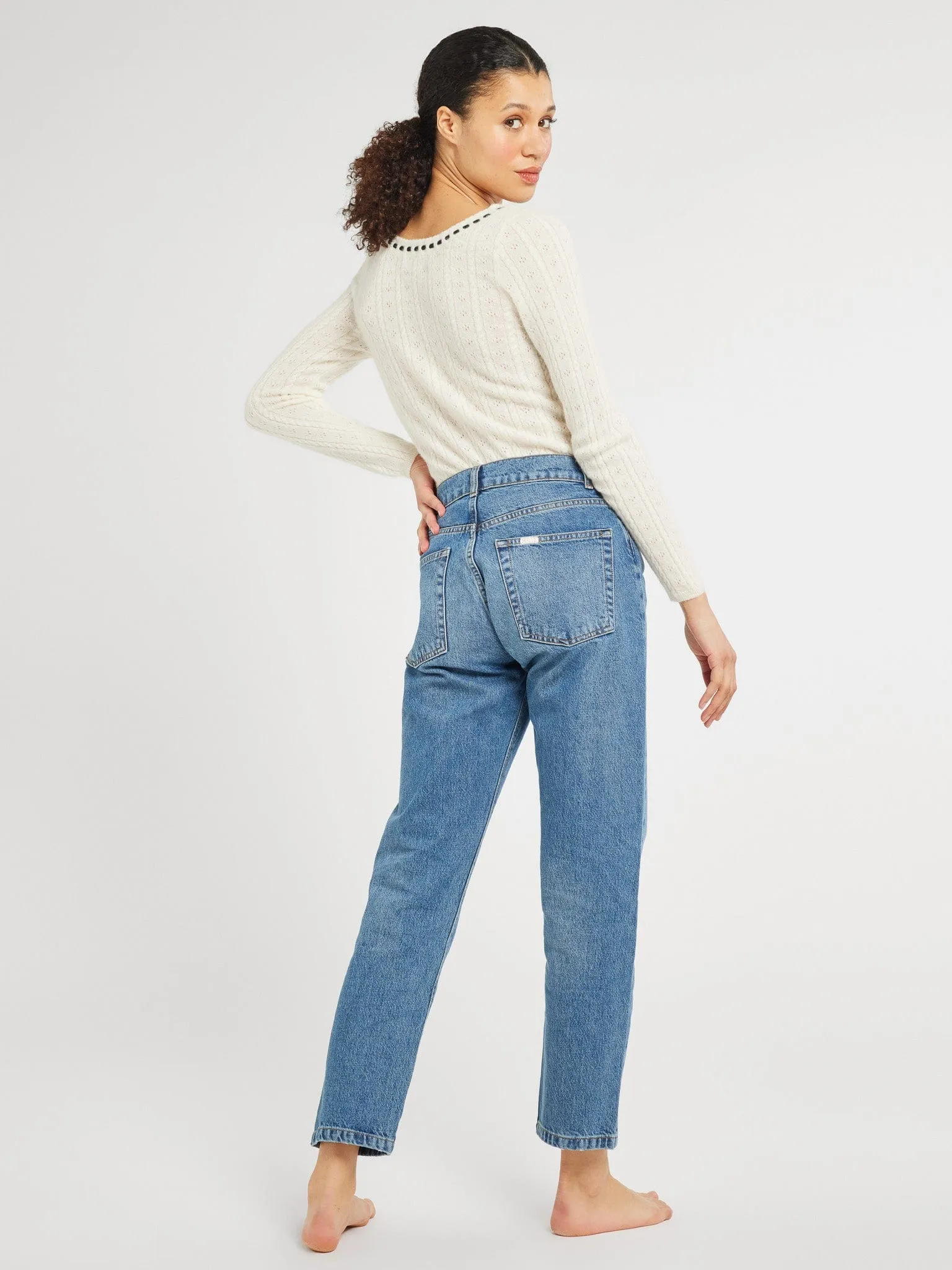 Margaret Pullover in Ivory