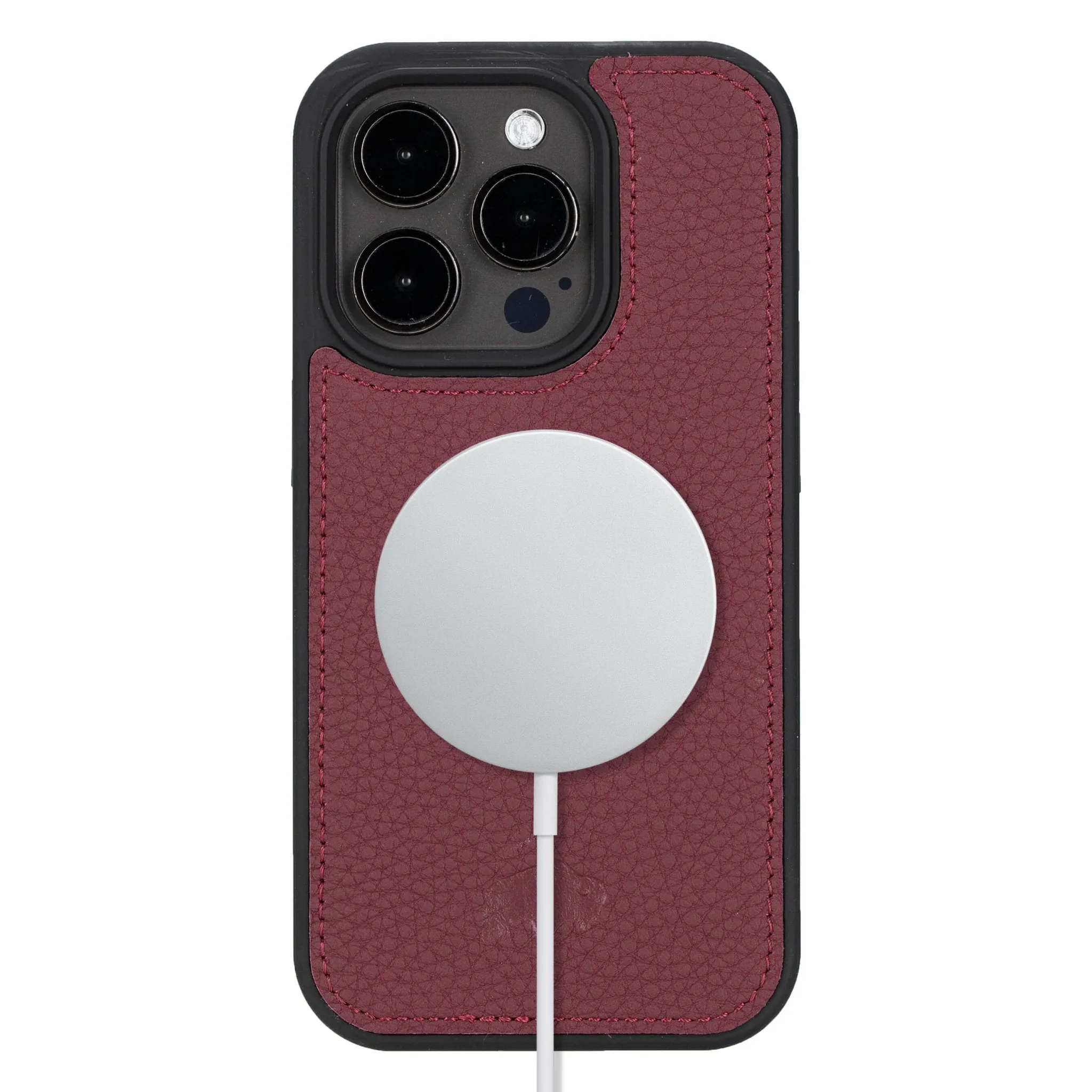 Modern York iPhone 15 Pro Case, Bordeaux