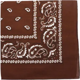 Motique Accessories 22 Inch Cotton Paisley Bandana