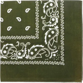 Motique Accessories 22 Inch Cotton Paisley Bandana