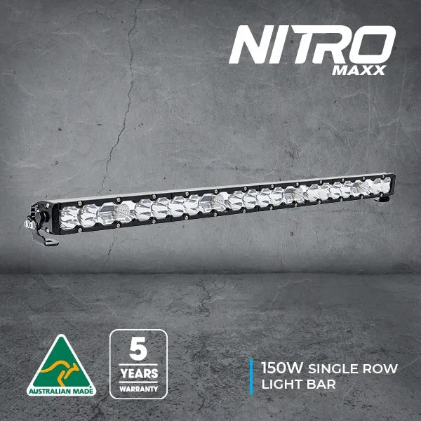Nitro Maxx 150W 35″ Single Row Light Bar | Ultra Vision Lighting