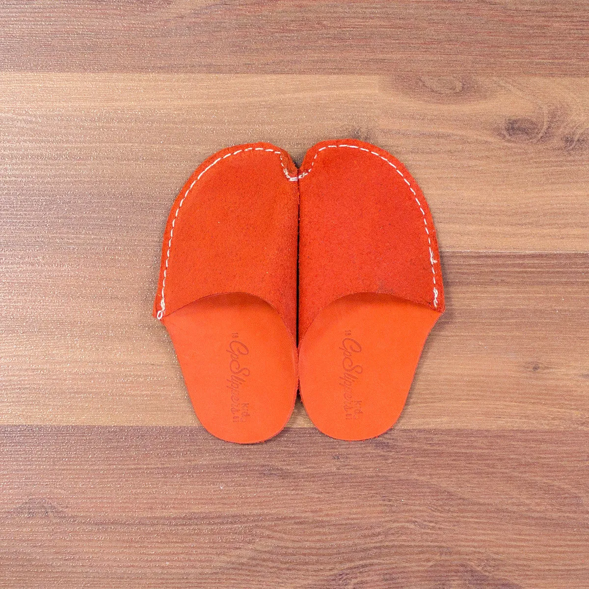 Orange CP Slippers Kids Minimalist