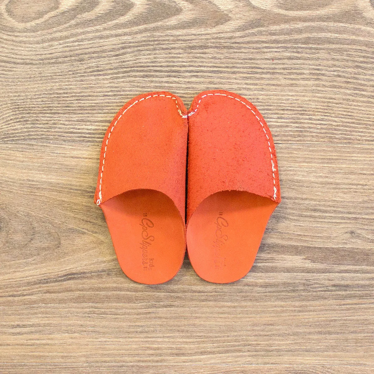 Orange CP Slippers Kids Minimalist