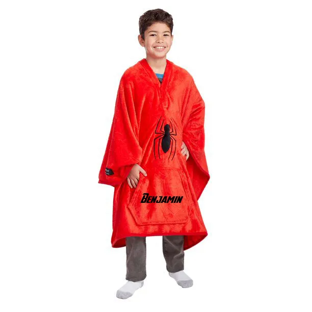 Personalized Spider-Man Throwbee® 50" x 60" Wearable Plush Throw