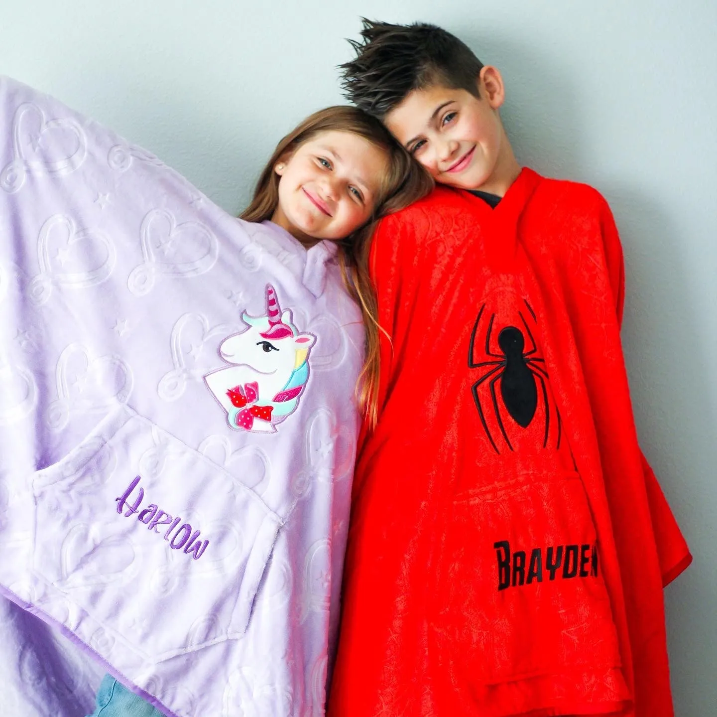 Personalized Spider-Man Throwbee® 50" x 60" Wearable Plush Throw