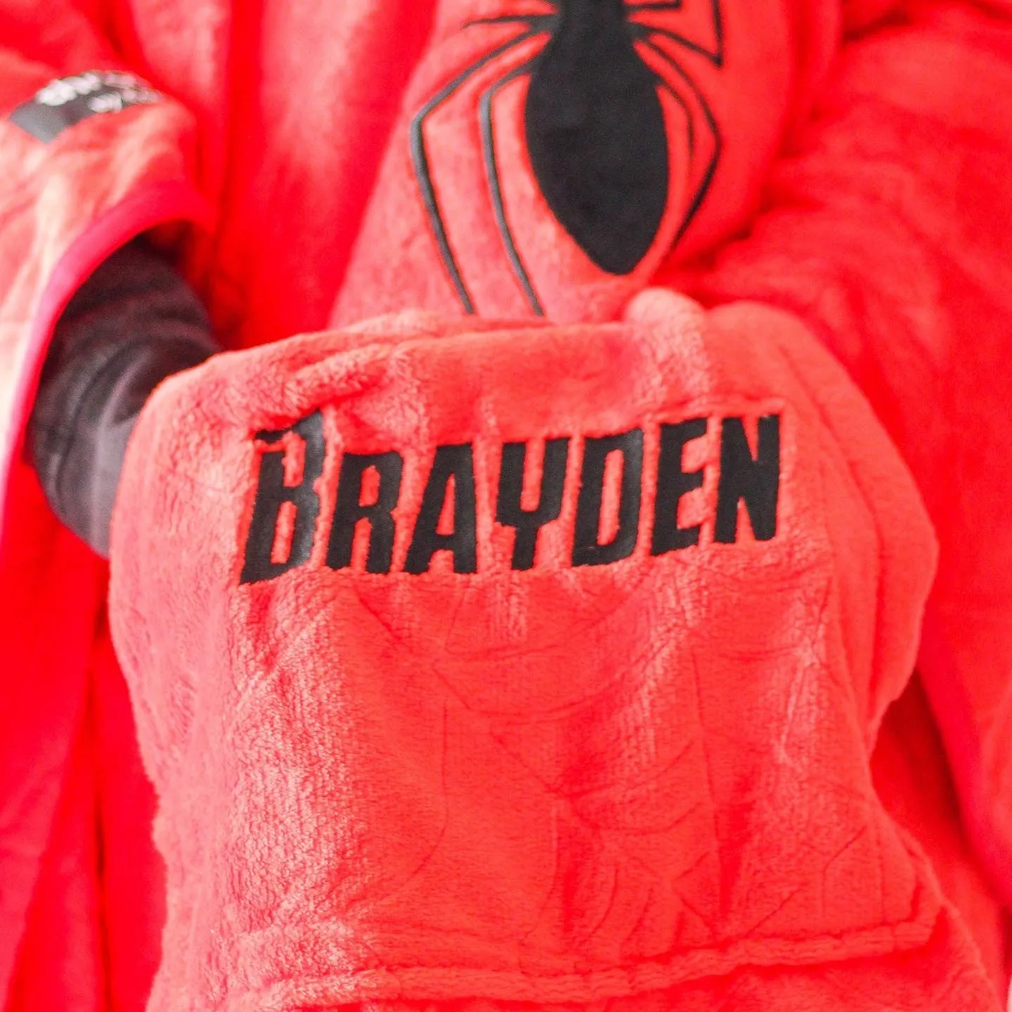 Personalized Spider-Man Throwbee® 50" x 60" Wearable Plush Throw
