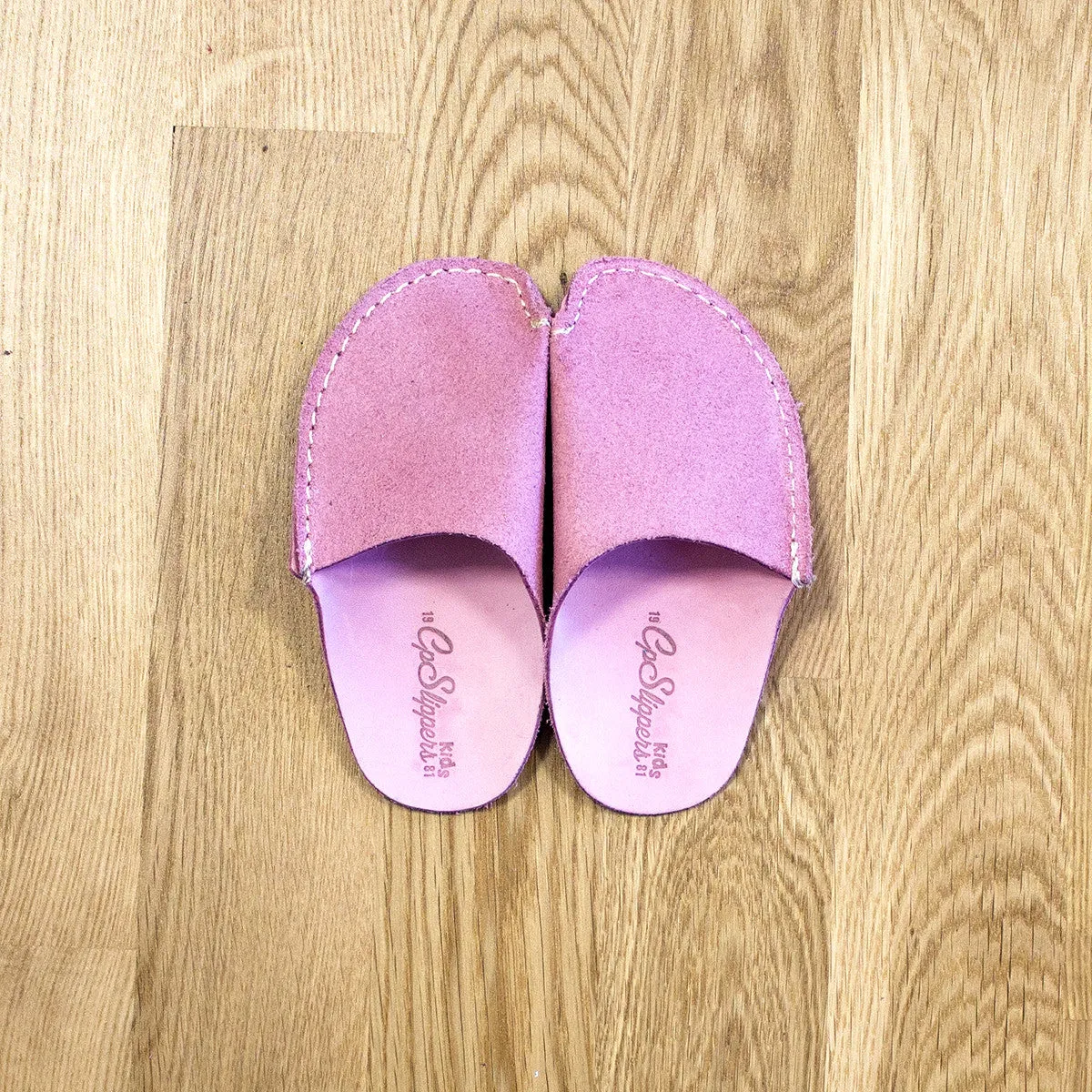Pink CP Slippers Kids Minimalist
