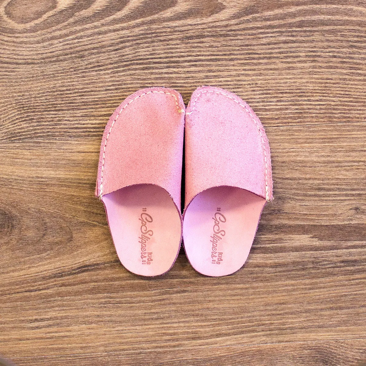 Pink CP Slippers Kids Minimalist