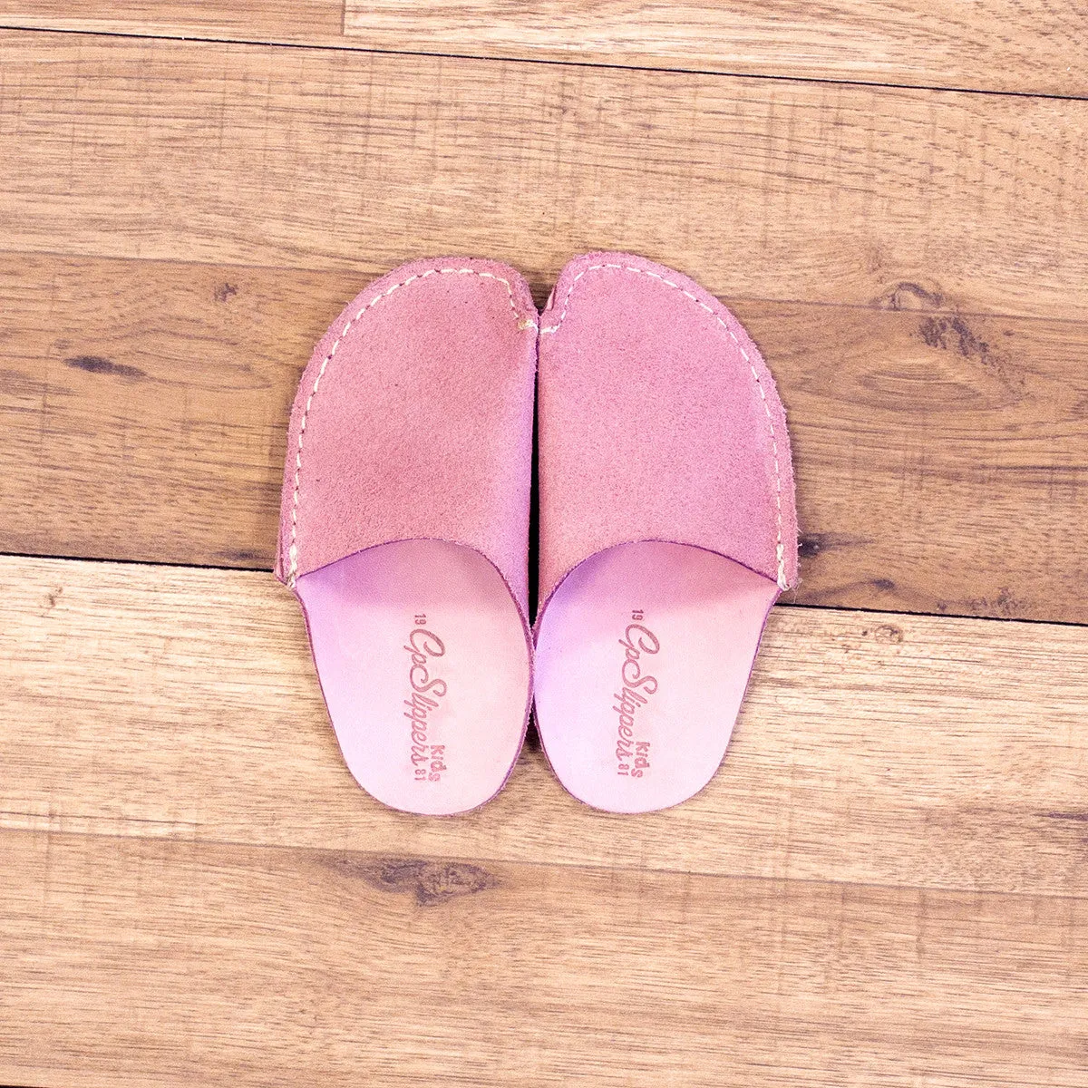 Pink CP Slippers Kids Minimalist
