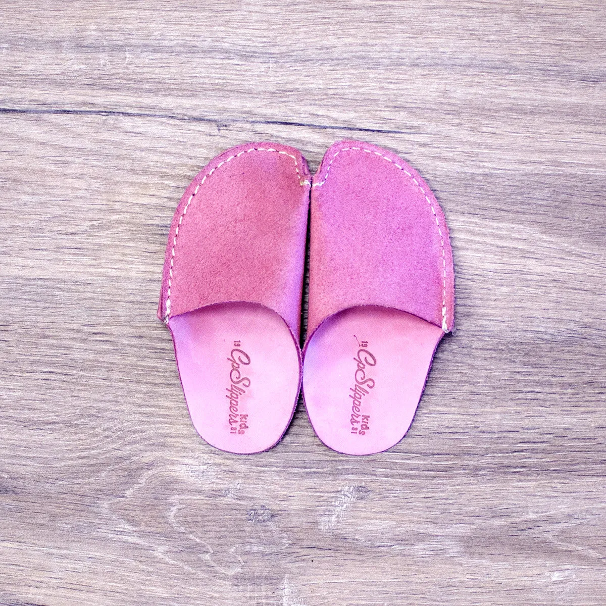 Pink CP Slippers Kids Minimalist