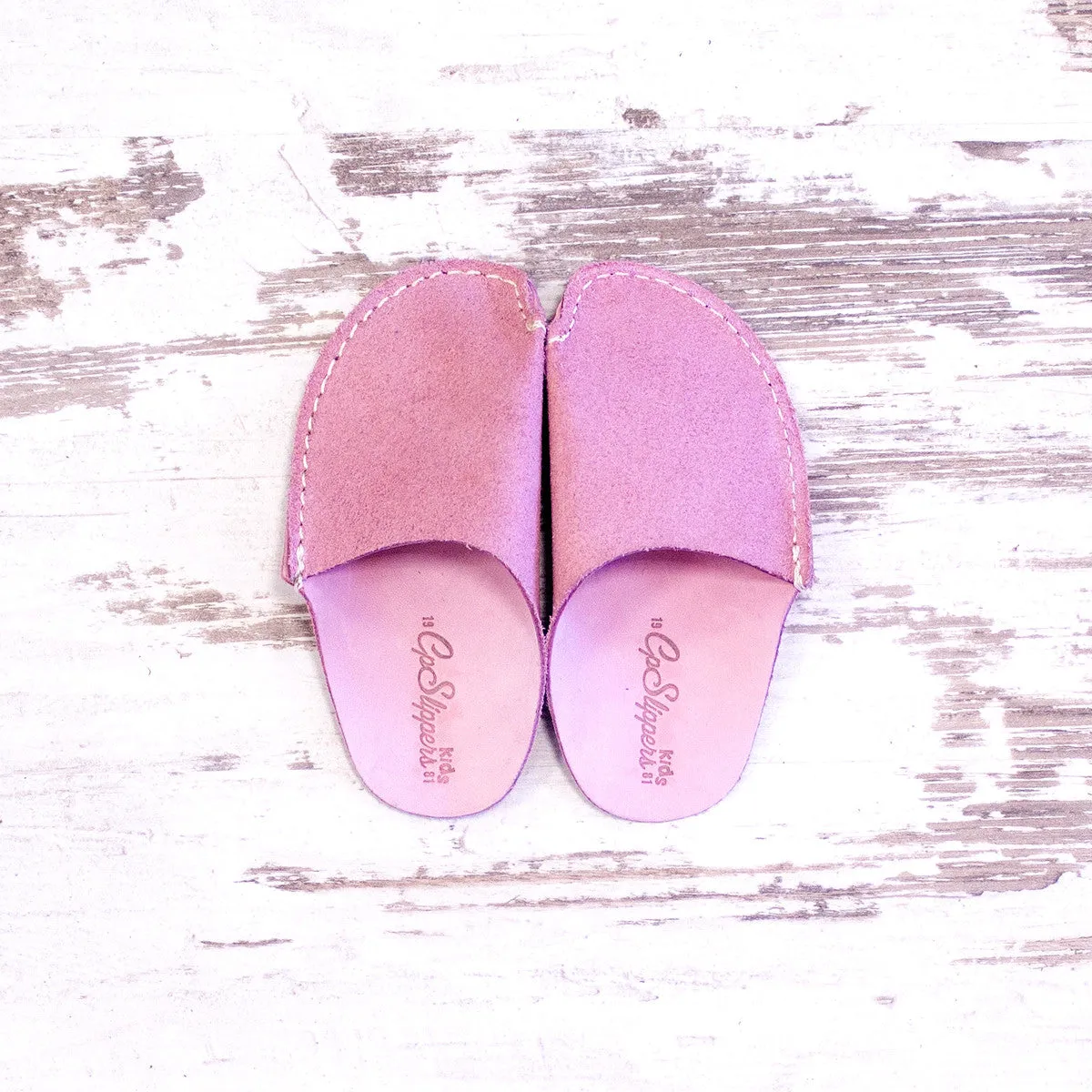 Pink CP Slippers Kids Minimalist