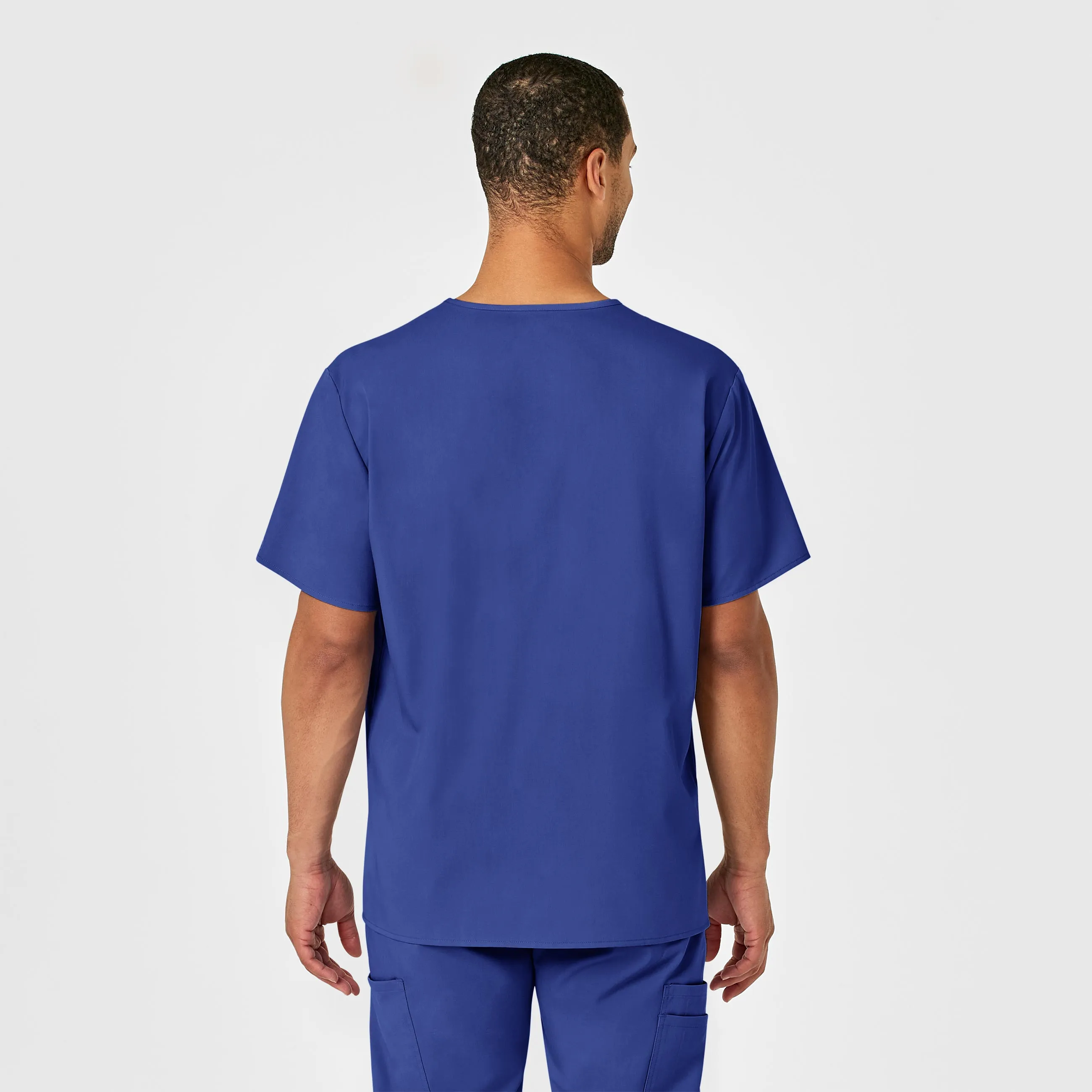 PRO Men's V-Neck Scrub Top - Galaxy Blue