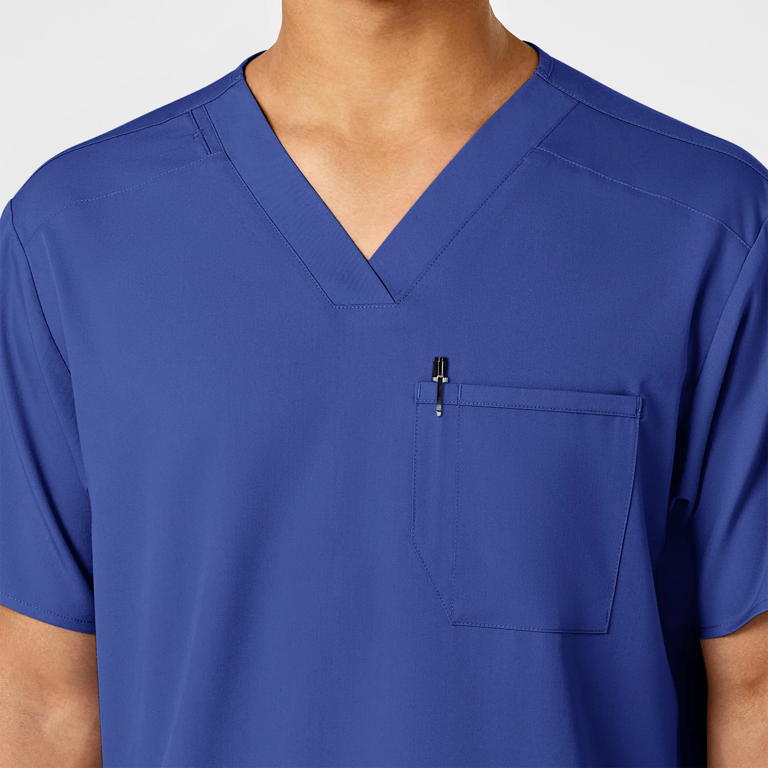 PRO Men's V-Neck Scrub Top - Galaxy Blue