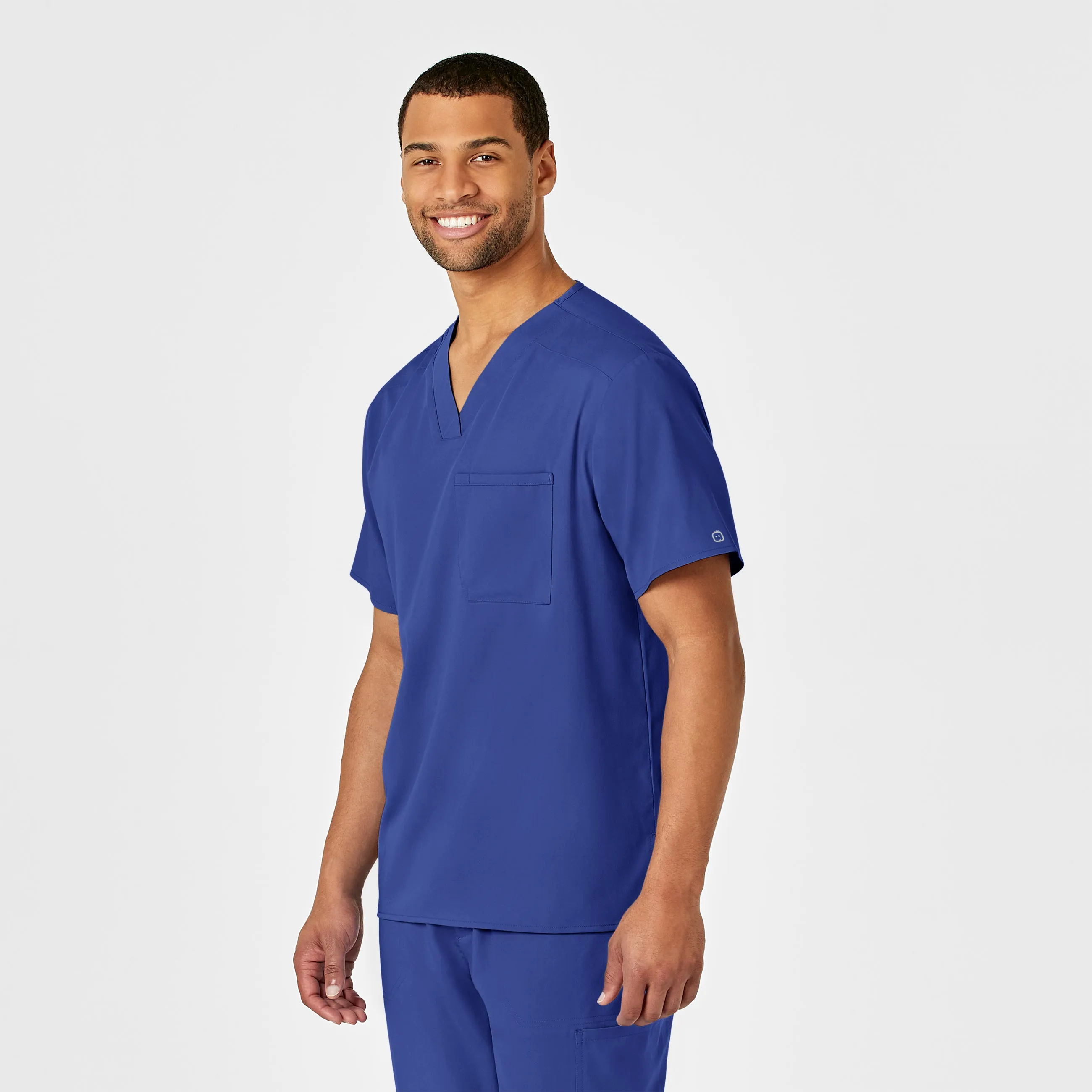 PRO Men's V-Neck Scrub Top - Galaxy Blue