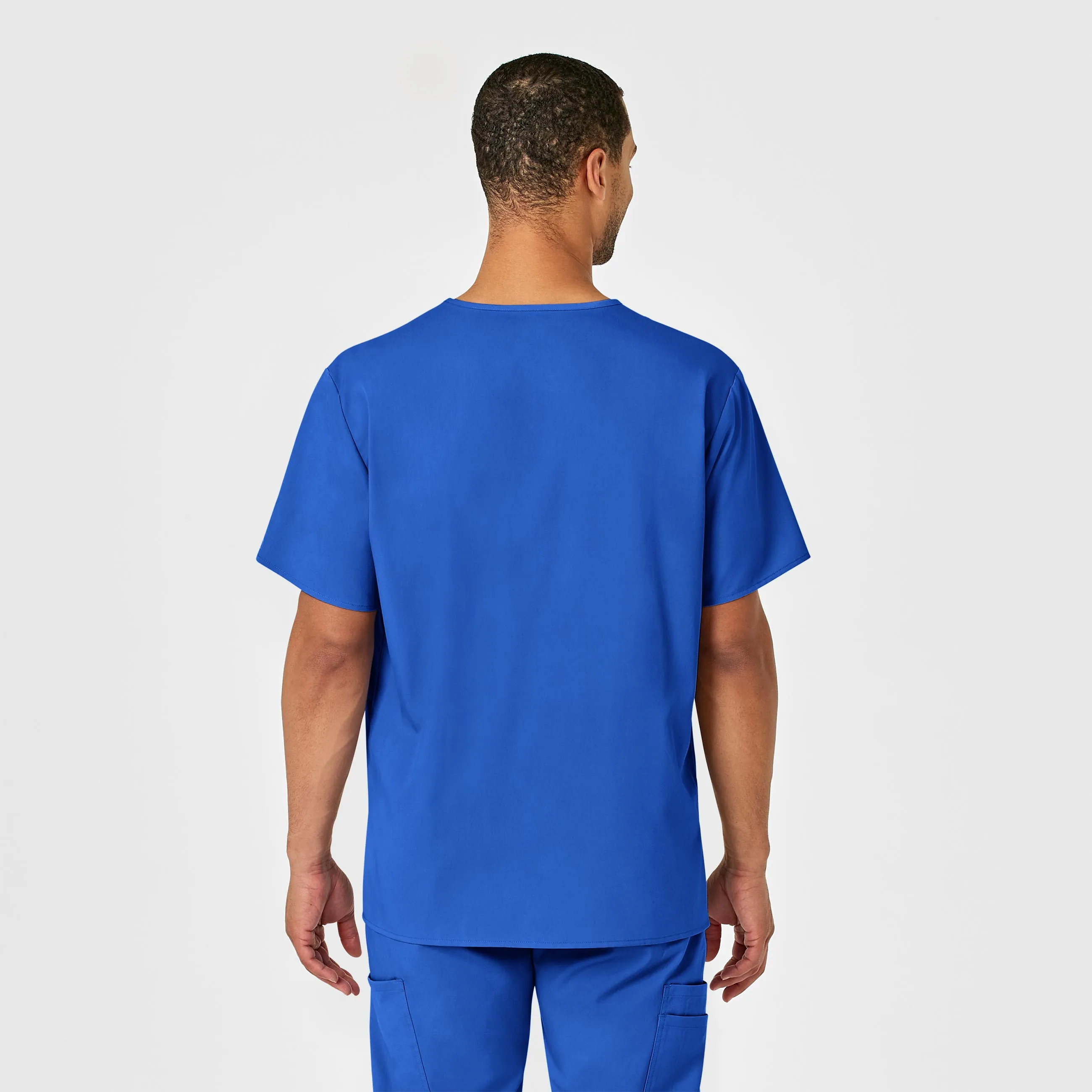 PRO Men's V-Neck Scrub Top - Royal