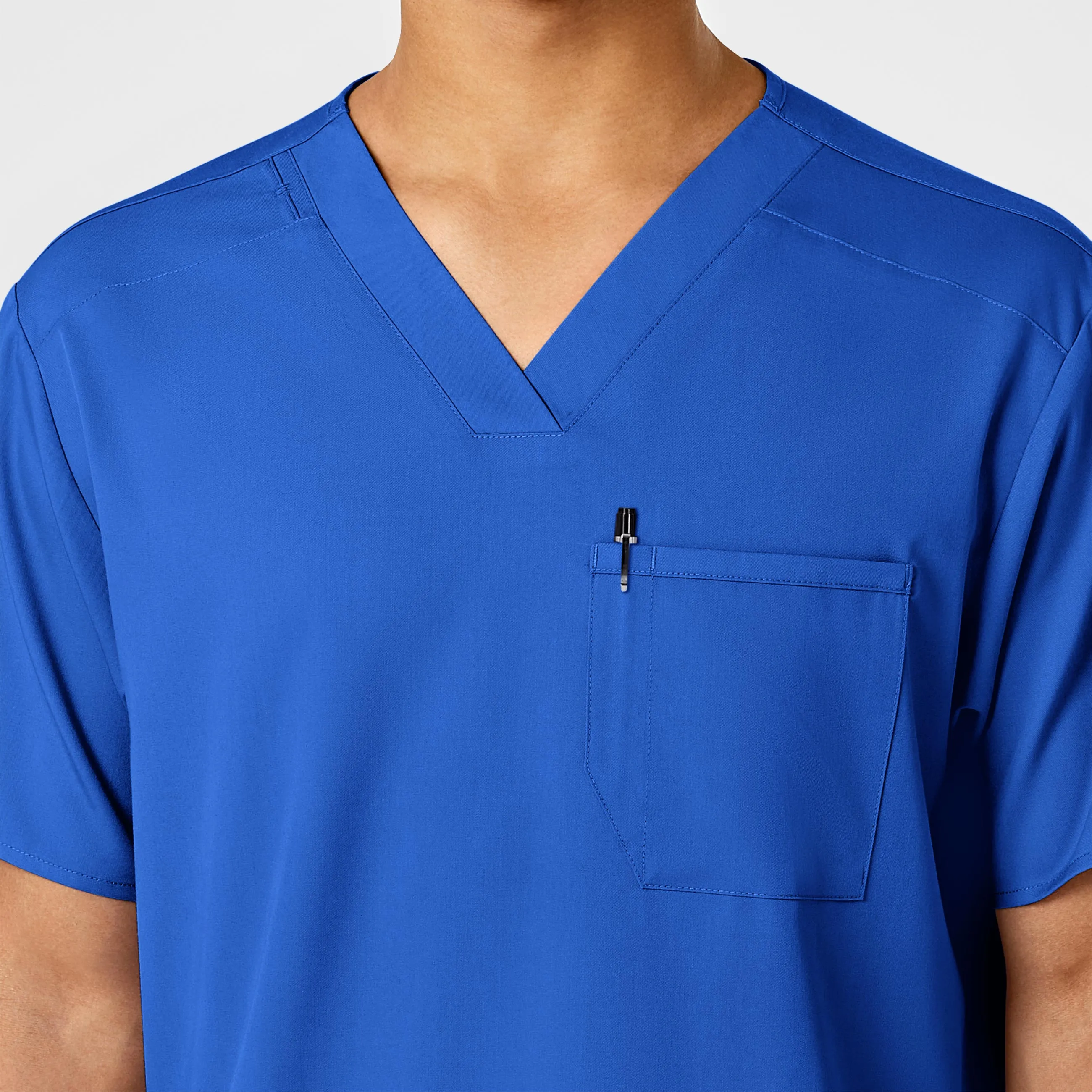 PRO Men's V-Neck Scrub Top - Royal