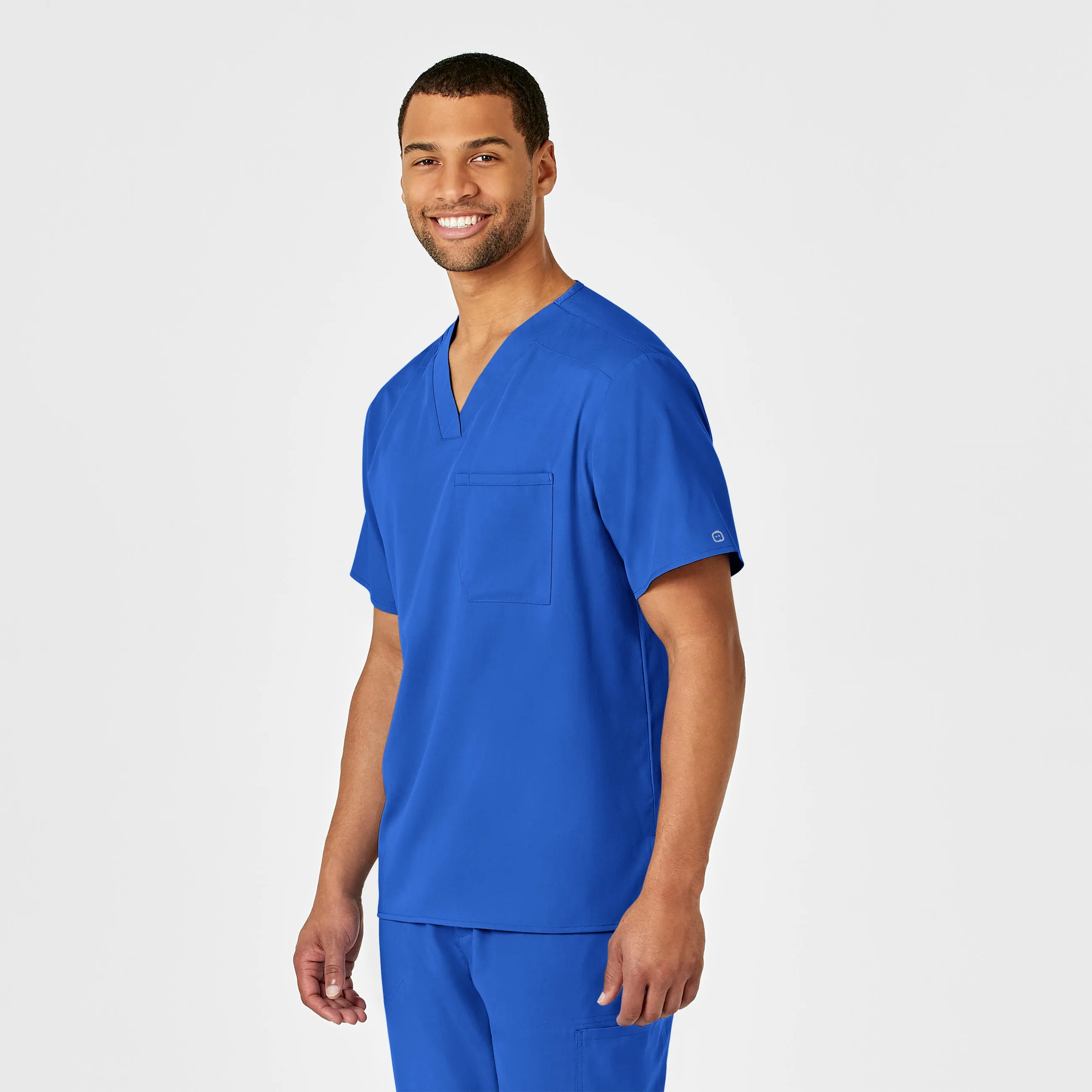 PRO Men's V-Neck Scrub Top - Royal