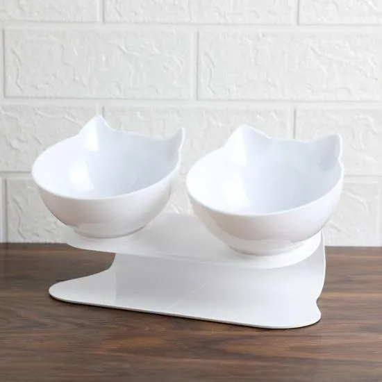 Purrfect Kitty Elevated Bowls