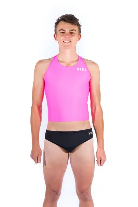 Race Singlet Hi Vis
