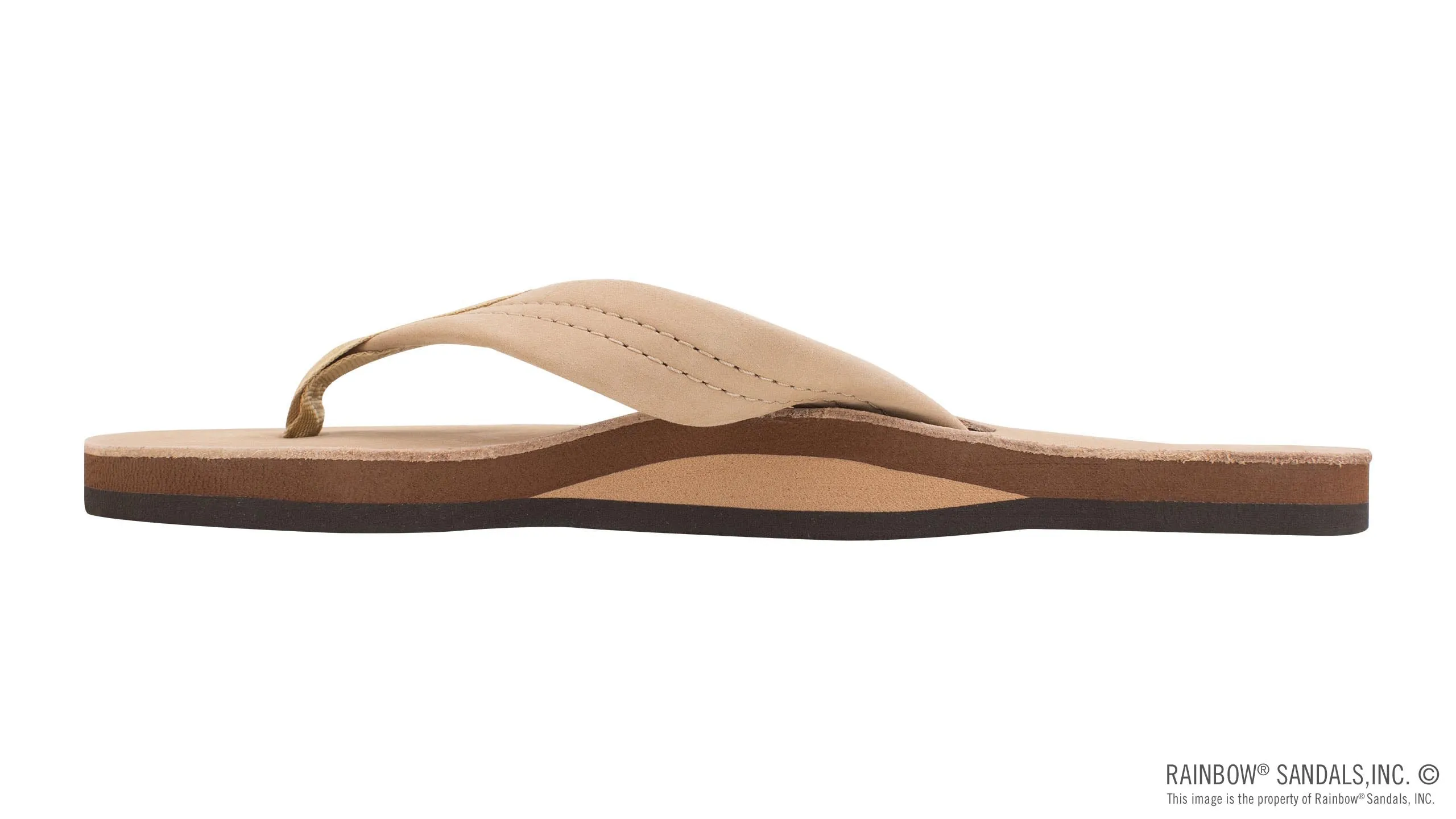 Rainbow Sandals Women's - Single Layer - 1" Strap - Sierra Brown