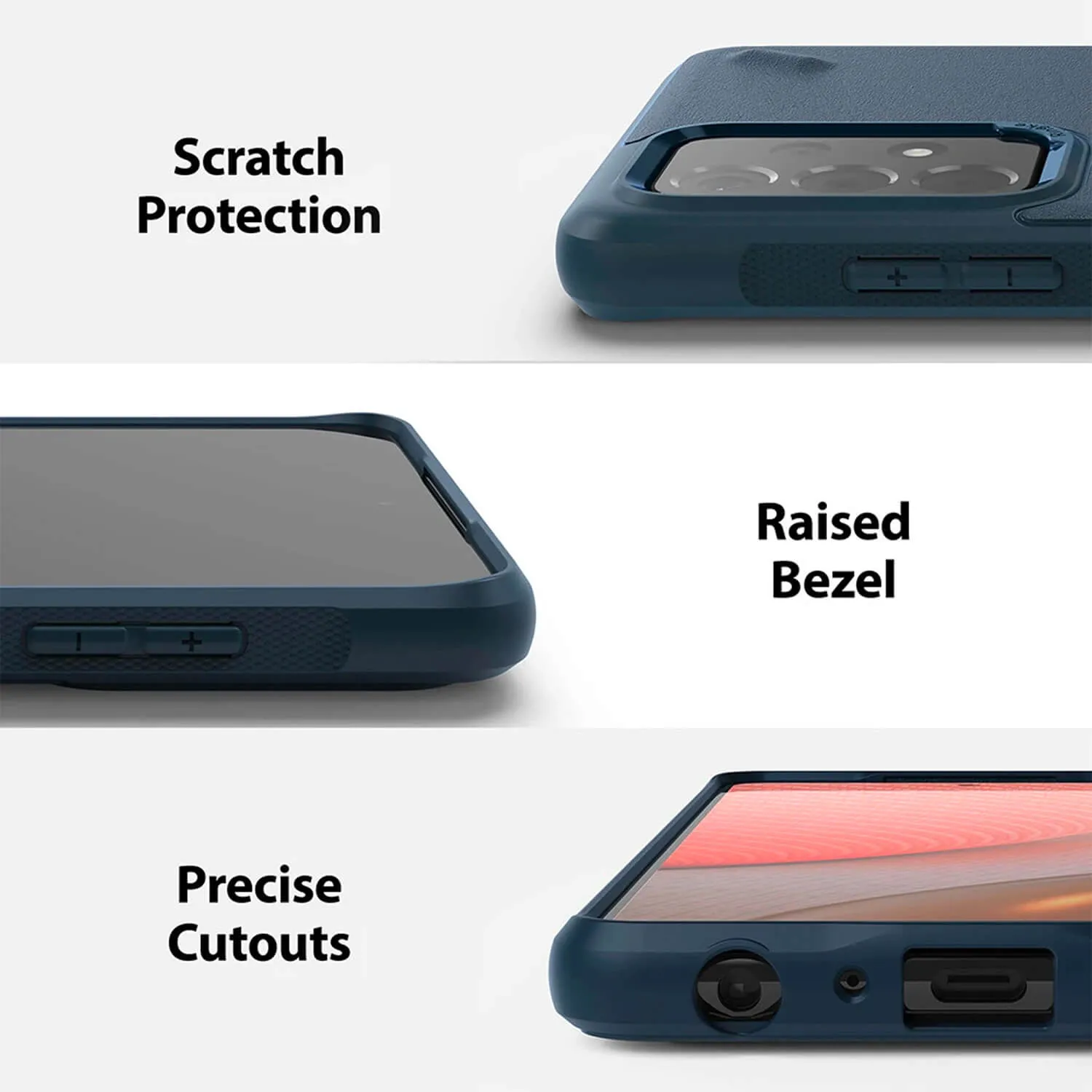 Ringke Samsung Galaxy A72 Case Onyx Navy