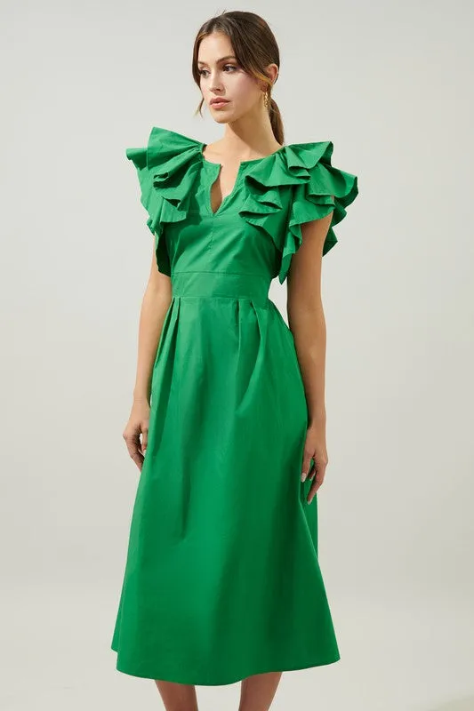 Santana Ruffle Dress