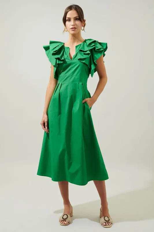 Santana Ruffle Dress