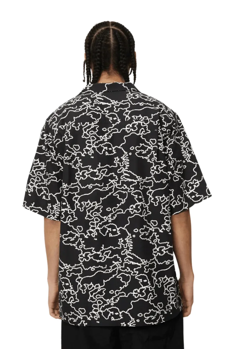 Script Recycled Cuban Short Sleeve Shirt