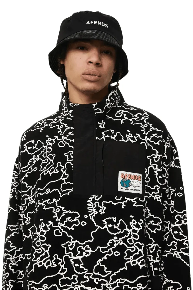 Script Recycled Fleece Pullover