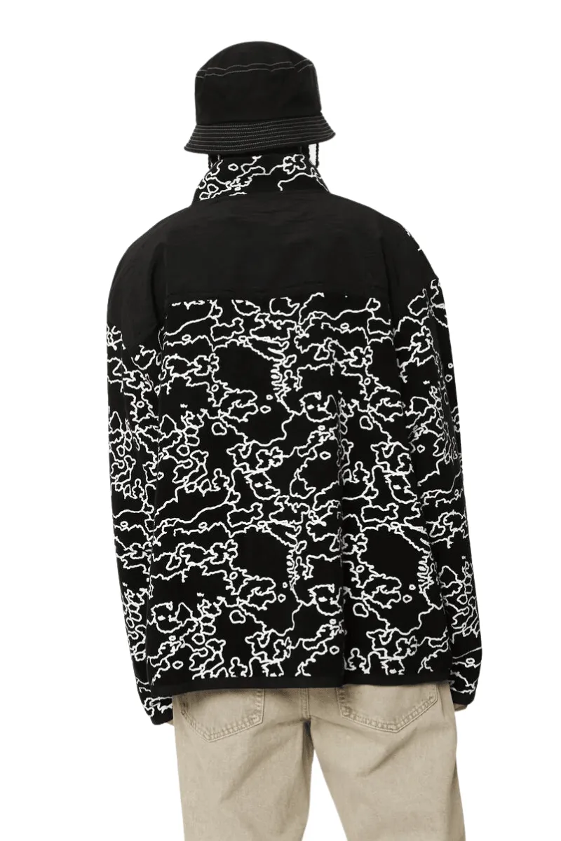 Script Recycled Fleece Pullover