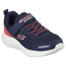 Skechers Boys Bounder Dripper Drop Trainer Navy/Red